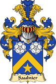 French Family Coat of Arms (v.23) for Saulnier