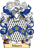 English or Welsh Family Coat of Arms (v.23) for Moore