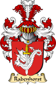 v.23 Coat of Family Arms from Germany for Rabenhorst