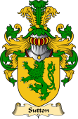 English Coat of Arms (v.23) for the family Sutton
