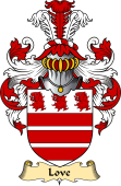 English Coat of Arms (v.23) for the family Love I