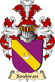 v.23 Coat of Family Arms from Germany for Soubiran