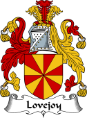 English Coat of Arms for the family Lovejoy