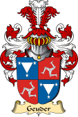 v.23 Coat of Family Arms from Germany for Geuder