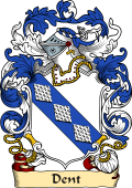 English or Welsh Family Coat of Arms (v.23) for Dent