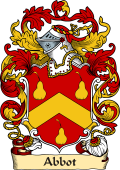 English or Welsh Family Coat of Arms (v.23) for Abbot (1654)