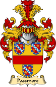 English Coat of Arms (v.23) for the family Pasmore or Passmore