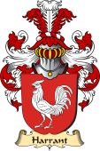 v.23 Coat of Family Arms from Germany for Harrant