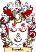 English or Welsh Family Coat of Arms (v.23) for Hornby (Ref Burke's)