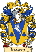 English or Welsh Family Coat of Arms (v.23) for Isaacson (Fifield, Essex)