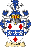 English Coat of Arms (v.23) for the family Purnell