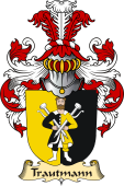 v.23 Coat of Family Arms from Germany for Trautmann