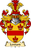 English Coat of Arms (v.23) for the family Lennard
