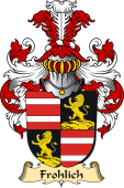 v.23 Coat of Family Arms from Germany for Frohlich