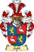 v.23 Coat of Family Arms from Germany for Gohl