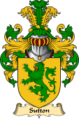 Welsh Family Coat of Arms (v.23) for Sutton (of Haverfordwest, Pembrokeshire)