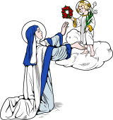 Catholic Saints Clipart image: St Rose of Lima