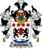 Irish Family Coat of Arms (v.25b) McKeown or Keon