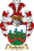 v.23 Coat of Family Arms from Germany for Faulhaber