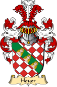 v.23 Coat of Family Arms from Germany for Hoyer