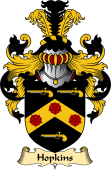 English Coat of Arms (v.23) for the family Hopkins