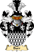 English Coat of Arms (v.23) for the family Burr