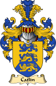 English Coat of Arms (v.23) for the family Catlin