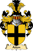 English Coat of Arms (v.23) for the family Atton