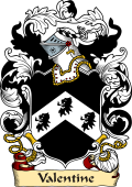 English or Welsh Family Coat of Arms (v.23) for Valentine (Herefordshire)