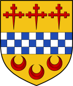 English Family Shield for Rowan