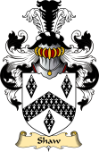 English Coat of Arms (v.23) for the family Shaw