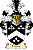 English Coat of Arms (v.23) for the family Lewes