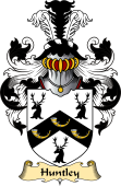 English Coat of Arms (v.23) for the family Huntley
