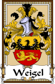 German Coat of Arms Wappen Bookplate  for Weigel