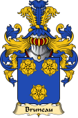 French Family Coat of Arms (v.23) for Bruneau