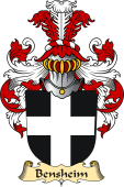v.23 Coat of Family Arms from Germany for Bensheim