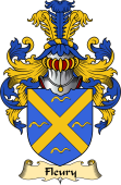 Irish Family Coat of Arms (v.23) for Fleury or Furey