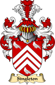 English Coat of Arms (v.23) for the family Singleton