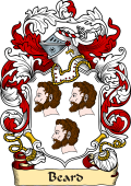 English or Welsh Family Coat of Arms (v.23) for Beard