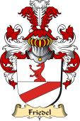 v.23 Coat of Family Arms from Germany for Friedel