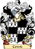English or Welsh Family Coat of Arms (v.23) for Cowie (Surrey)