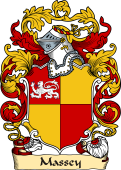 English or Welsh Family Coat of Arms (v.23) for Massey