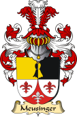 v.23 Coat of Family Arms from Germany for Meusinger