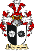 v.23 Coat of Family Arms from Germany for Biedermann