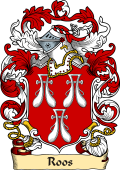 English or Welsh Family Coat of Arms (v.23) for Roos
