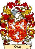 English or Welsh Family Coat of Arms (v.23) for Gay
