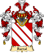 French Family Coat of Arms (v.25) Barral
