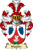 v.23 Coat of Family Arms from Germany for Madler