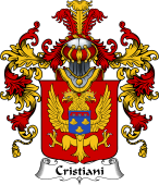 Italian Family Coat of Arms (v.25b) Cristiani