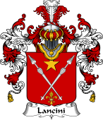 Italian Family Coat of Arms (v.25b) Lancini